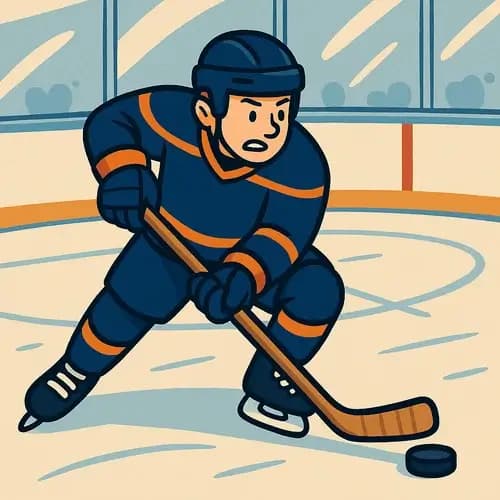 a player is playing ice hockey - Goal Agants Average Calculator