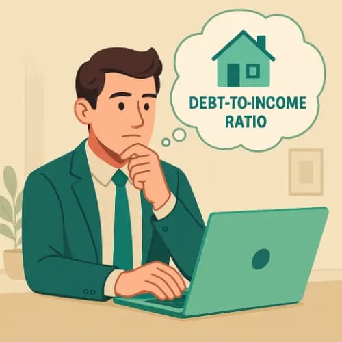 Salaried person planning to buy a second home, calculating DTI